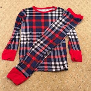 Little Bum Bums Plaid PJs 5/6T